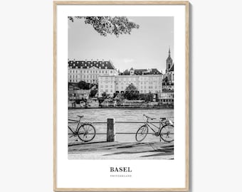 Basel Wall Art, Basel Wall Decor, Basel Poster, Basel Home Decor, Basel Travel Gift, Basel Travel Print