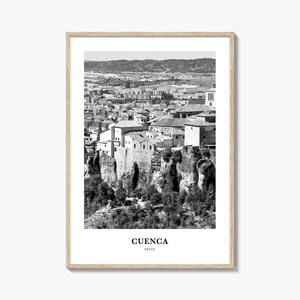 Cuenca Wall Art Spain, Cuenca Wall Decor, Cuenca Poster, Cuenca Home Decor, Cuenca Travel Gift, Cuenca Travel Print