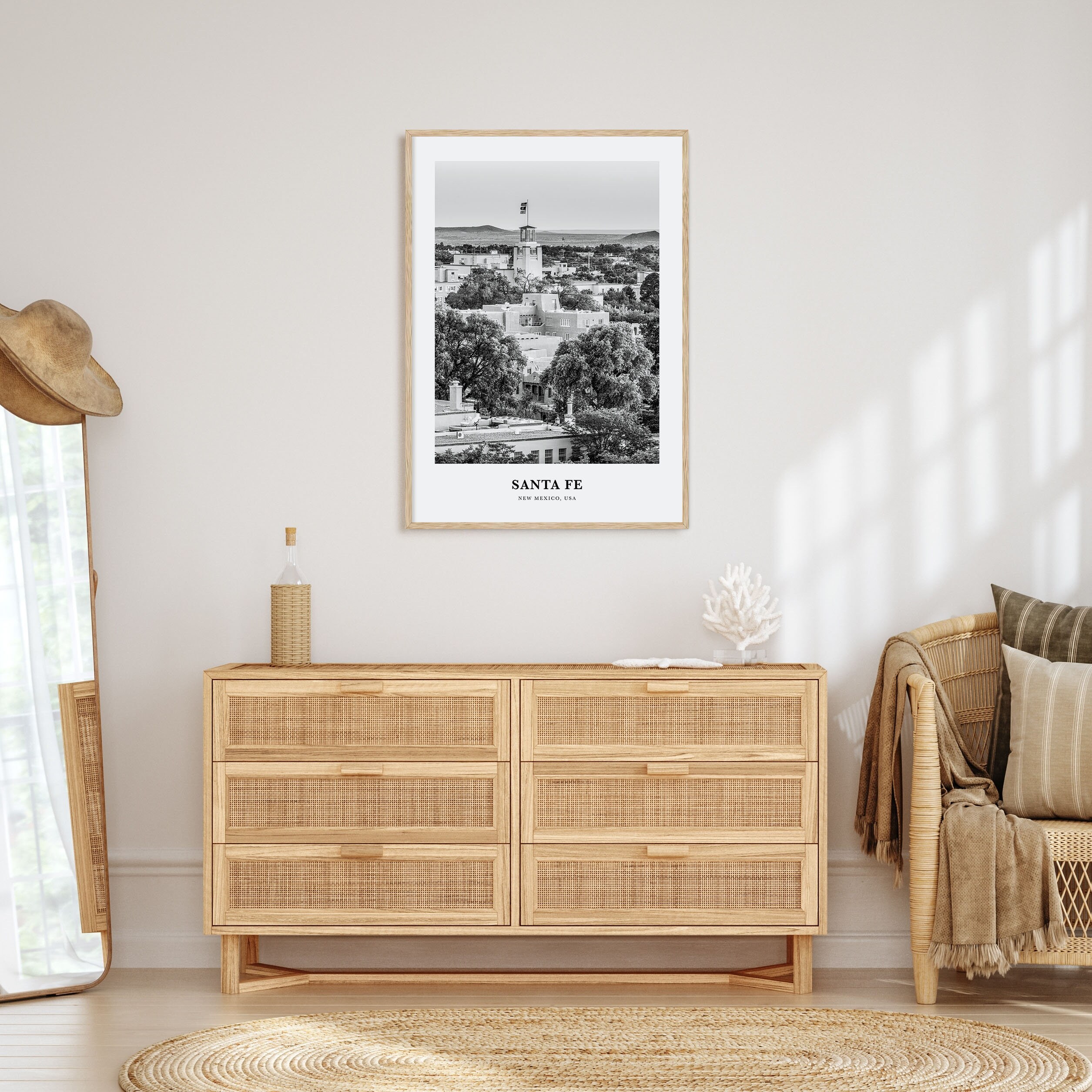 Santa Fe Wall Art Santa Fe Wall Decor Santa Fe Poster Santa Etsy