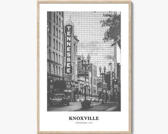 Knoxville Wall Art No 1, Knoxville Wall Decor, Knoxville Poster, Knoxville Home Decor, Knoxville Travel Gift, Knoxville Travel Print