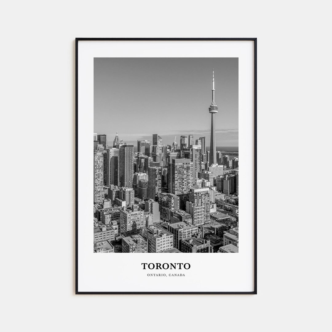 Toronto Wandkunst Nr. 1, Toronto Wanddekor, Toronto Poster, Toronto