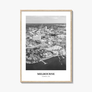 Melbourne Wall Art Florida, Melbourne Wall Decor, Melbourne Poster, Melbourne Home Decor, Melbourne Travel Gift, Melbourne Travel Print