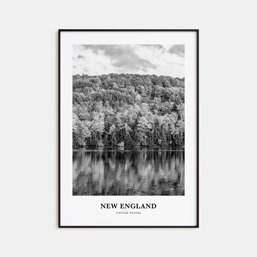 New England Wall Art, New England Wall Decor, New England Poster, New