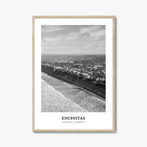 Encinitas Wall Art No 3, Encinitas Wall Decor, Encinitas Poster, Encinitas Home Decor, Encinitas Travel Gift, Encinitas Travel Print