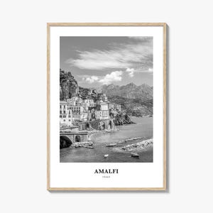 Amalfi Wall Art No 1, Amalfi Wall Decor, Amalfi Poster, Amalfi Home Decor, Amalfi Travel Gift, Amalfi Travel Print