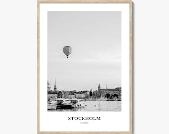 Stockholm Wall Art No 1, Stockholm Wall Decor, Stockholm Poster, Stockholm Home Decor, Stockholm Travel Gift, Stockholm Travel Print