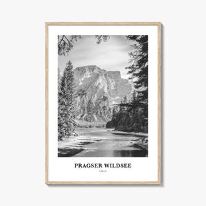 Pragser Wildsee Wall Art, Pragser Wildsee Wall Decor, Pragser Wildsee Poster, Pragser Wildsee Home Decor, Pragser Wildsee Travel Gift