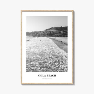 Avila Beach Wall Art No 1, Avila Beach Wall Decor, Avila Beach Poster, Avila Beach Home Decor, Avila Beach Travel Gift, Avila Beach Travel