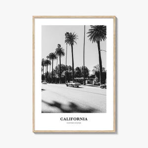 California Wall Art No 4, California Wall Decor, California Poster, California Home Decor, California Travel Gift, California Travel Print