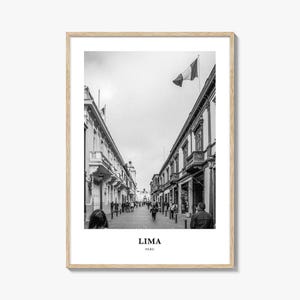 Lima Wall Art No 2, Lima Wall Decor, Lima Poster, Lima Home Decor, Lima Travel Gift, Lima Travel Print