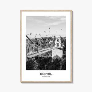 Bristol Wall Art No 1, Bristol Wall Decor, Bristol Poster, Bristol Home Decor, Bristol Travel Gift, Bristol Travel Print