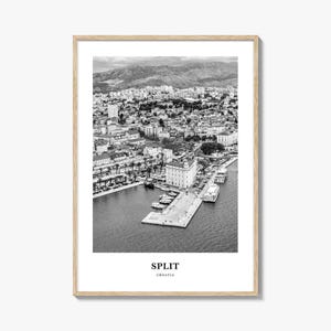 Split Wandkunst, Split Wanddekor, Split Poster, Split Wohnkultur, Split Reisegeschenk, Split Reisedruck