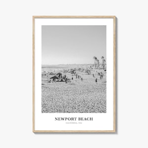 Newport Beach Wall Art No 1, Newport Beach Wall Decor, Newport Beach Poster, Newport Beach Home Decor, Newport Beach Travel Gift, Travel
