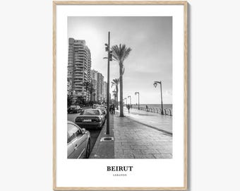 Beirut Wall Art No 1, Beirut Wall Decor, Beirut Poster, Beirut Home Decor, Beirut Travel Gift, Beirut Travel Print
