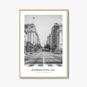 Washington Dc Wall Art No 2, Washington Wall Decor, Washington Poster, Washington Home Decor, Washington Travel Gift, Washington Travel