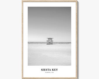 Siesta Key Wall Art, Siesta Key Wall Decor, Siesta Key Poster, Siesta Key Home Decor, Siesta Key Travel Gift, Siesta Key Travel Print