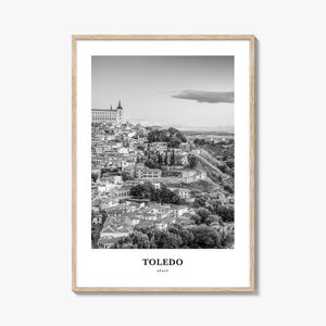 Toledo Wall Art Spain, Toledo Wall Decor, Toledo Poster, Toledo Home Decor, Toledo Travel Gift, Toledo Travel Print