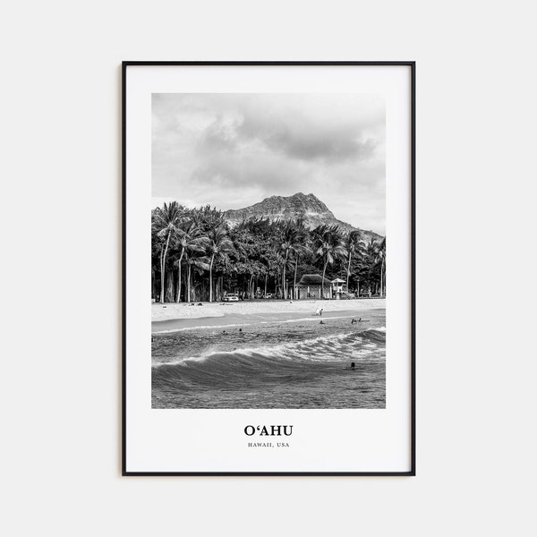 O‘ahu Wall Art, O‘ahu Wall Decor, O‘ahu Poster, O‘ahu Home Decor, O‘ahu Travel Gift, O‘ahu Travel Print