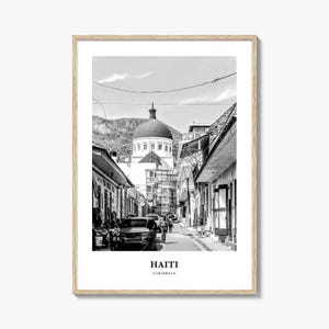 Arte murale di Haiti n. 3, decorazione murale di Haiti, poster di Haiti, arredamento per la casa di Haiti, regalo di viaggio di Haiti, stampa di viaggio di Haiti