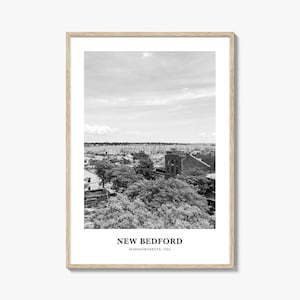 New Bedford Wall Art, New Bedford Wall Decor, New Bedford Poster, New Bedford Home Decor, New Bedford Travel Gift, New Bedford Travel Print