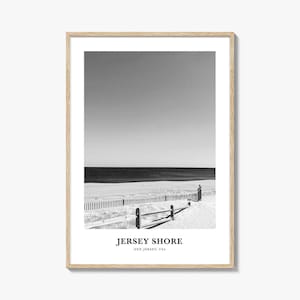 Jersey Shore Wall Art No 1, Jersey Shore Wall Decor, Jersey Shore Poster, Jersey Shore Home Decor, Jersey Shore Travel Gift, Jersey Shore