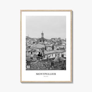 Montpellier Wall Art, Montpellier Wall Decor, Montpellier Poster, Montpellier Home Decor, Montpellier Travel Gift, Montpellier Travel Print