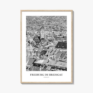 Freiburg im Breisgau Wall Art, Freiburg im Breisgau Wall Decor, Freiburg im Breisgau Poster, Freiburg im Breisgau Home Decor, Travel Gift