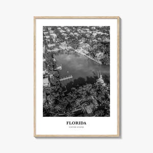 Florida Wall Art No 4, Florida Wall Decor, Florida Poster, Florida Home Decor, Florida Travel Gift, Florida Travel Print