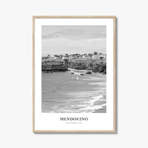 Mendocino Wall Art, Mendocino Wall Decor, Mendocino Poster, Mendocino Home Decor, Mendocino Travel Gift, Mendocino Travel Print