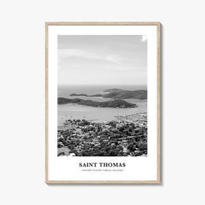 Saint Thomas Wall Art, Saint Thomas Wall Decor, Saint Thomas Poster, Saint Thomas Home Decor, Saint Thomas Travel Gift, Saint Thomas Travel