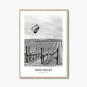 Napa Valley Wall Art, Napa Valley Wall Decor, Napa Valley Poster, Napa Valley Home Decor, Napa Valley Travel Gift, Napa Valley Travel Print