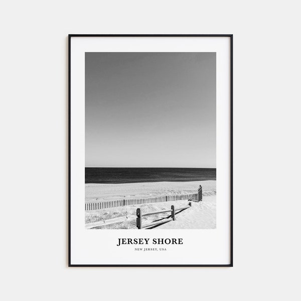 Jersey Shore Wall Art No 1, Jersey Shore Wall Decor, Jersey Shore Poster, Jersey Shore Home Decor, Jersey Shore Travel Gift, Jersey Shore