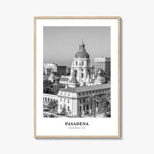 Pasadena Wall Art, Pasadena Wall Decor, Pasadena Poster, Pasadena Home Decor, Pasadena Travel Gift, Pasadena Travel Print