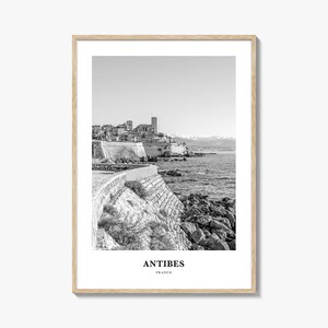 Arte de parede de Antibes, decoração de parede de Antibes, pôster de Antibes, decoração de casa de Antibes, presente de viagem de Antibes, impressão de viagem de Antibes