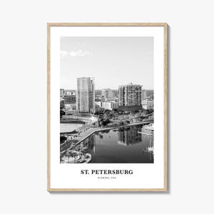 St Petersburg Wall Art Florida No 1, St. Petersburg Wall Decor, St. Petersburg Poster, St. Petersburg Home Decor, St. Petersburg Travel