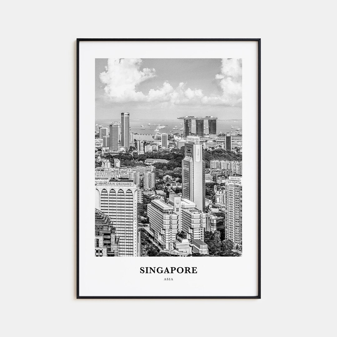 Singapore Wall Art No 1 Singapore Wall Decor Singapore Etsy