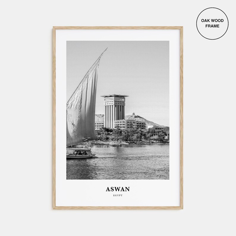 Aswan Wall Art, Aswan Wall Decor, Aswan Poster, Aswan Home Decor, Aswan Travel Gift, Aswan Travel Print image 3