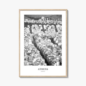 Athens Wall Art Greece No 1, Athens Wall Decor, Athens Poster, Athens Home Decor, Athens Travel Gift, Athens Travel Print