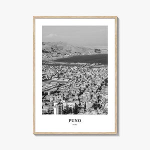 Puno Wall Art, Puno Wall Decor, Puno Poster, Puno Home Decor, Puno Travel Gift, Puno Travel Print
