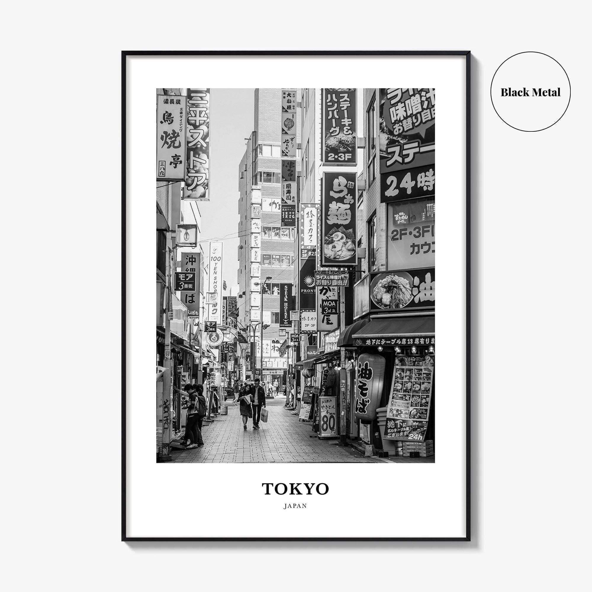 Tokyo Photo Print Black and White, Japan Poster, Kanto Region Wall