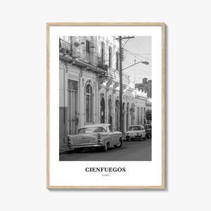 Cienfuegos Wall Art, Cienfuegos Wall Decor, Cienfuegos Poster, Cienfuegos Home Decor, Cienfuegos Travel Gift, Cienfuegos Travel Print