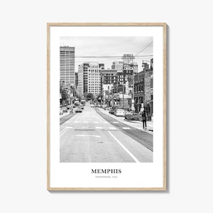 Memphis Wall Art No 2, Memphis Wall Decor, Memphis Poster, Memphis Home Decor, Memphis Travel Gift, Memphis Travel Print