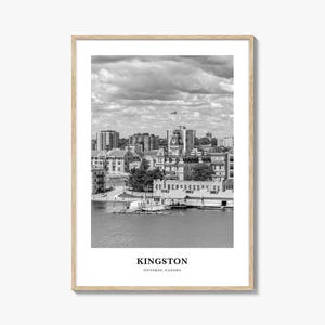 Kingston Wall Art Canada, Kingston Wall Decor, Kingston Poster, Kingston Home Decor, Kingston Travel Gift, Kingston Travel Print