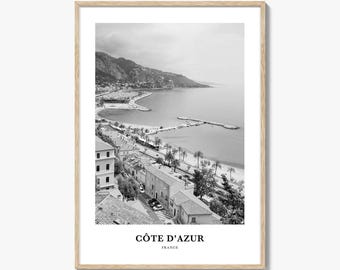 Cote d’Azur Wall Art, Cote d’Azur Wall Decor, Cote d’Azur Poster, Cote d’Azur Home Decor, Cote d’Azur Travel Gift, Cote d’Azur Travel Print