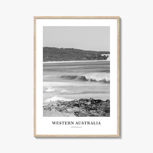 Western Australia Wall Art, Western Australia Wall Decor, Western Australia Poster, Western Australia Home Decor, Travel Gift, Travel Print