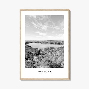 Muskoka Wandkunst, Muskoka Wanddekor, Muskoka Poster, Muskoka Wohnkultur, Muskoka Reisegeschenk, Muskoka Reisedruck