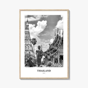 Thailand Wall Art No 2, Thailand Wall Decor, Thailand Poster, Thailand Home Decor, Thailand Travel Gift, Thailand Travel Print