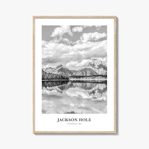 Jackson Hole Wall Art, Jackson Hole Wall Decor, Jackson Hole Poster, Jackson Hole Home Decor, Jackson Hole Travel Gift, Jackson Hole Travel