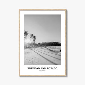 Trinidad and Tobago Wall Art No 1, Trinidad and Tobago Wall Decor, Trinidad and Tobago Poster, Trinidad and Tobago Home Decor, Travel Gift