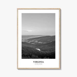 Virginia Wall Art No 2, Virginia Wall Decor, Virginia Poster, Virginia Home Decor, Virginia Travel Gift, Virginia Travel Print